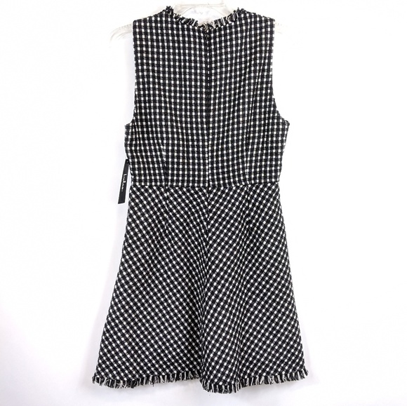 NWT Lulus Check Me Out check print dress - Picture 5 of 8